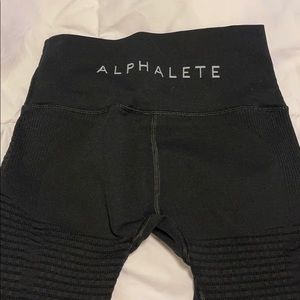 Black Alphalete leggings